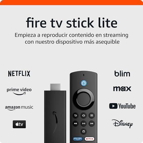 Fire TV ​Stick Lite: Entretenimiento ⁢sin límites en HD